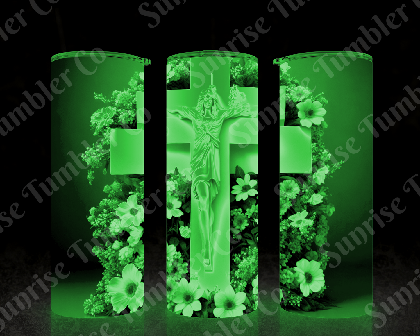 Cross Variety - 20 oz or 30 oz Tumbler (Glow In The Dark Option Available)