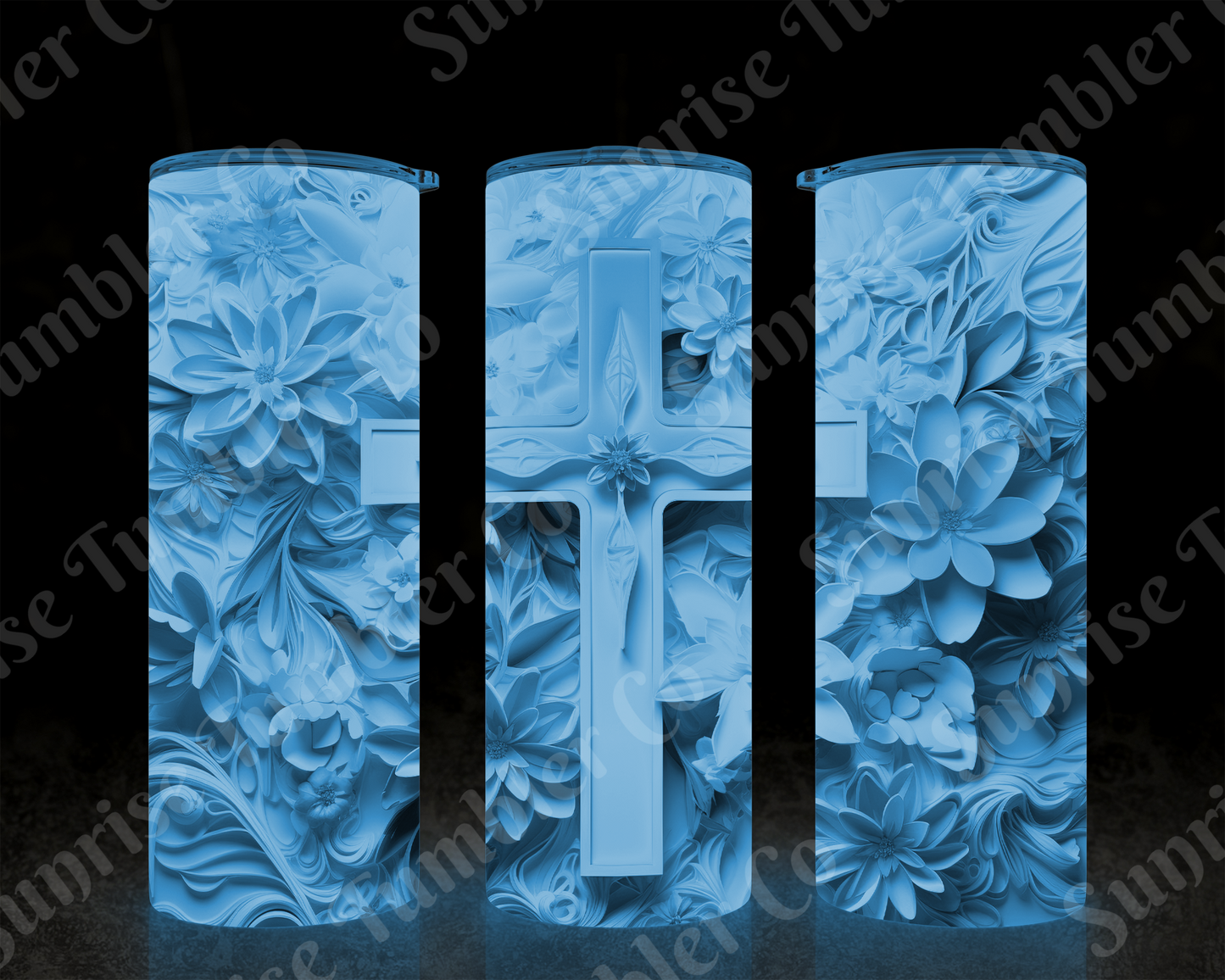 Cross Variety - 20 oz or 30 oz Tumbler (Glow In The Dark Option Available)