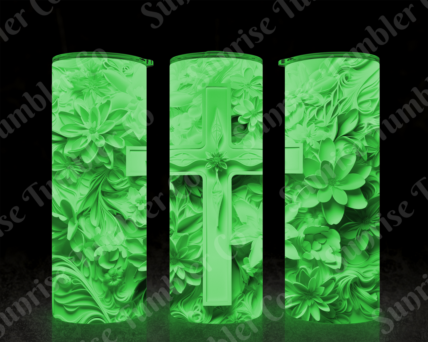 Cross Variety - 20 oz or 30 oz Tumbler (Glow In The Dark Option Available)