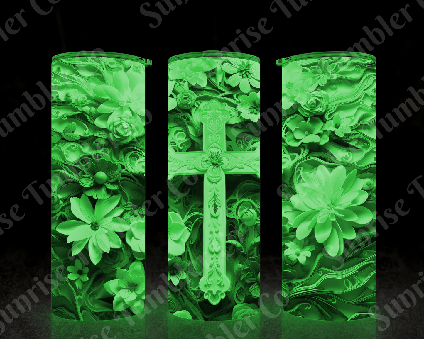 Cross Variety - 20 oz or 30 oz Tumbler (Glow In The Dark Option Available)