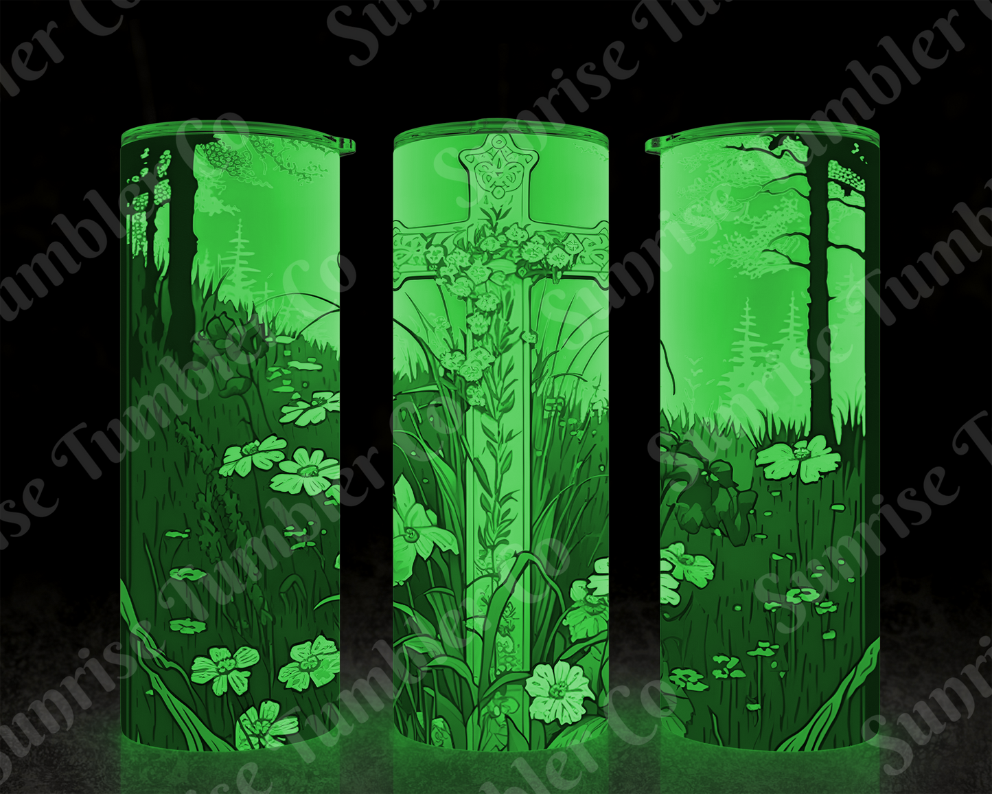 Cross Variety - 20 oz or 30 oz Tumbler (Glow In The Dark Option Available)