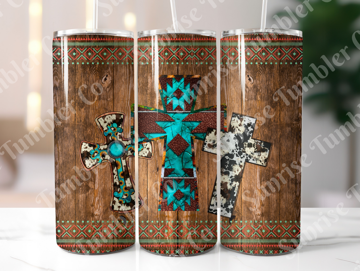 Cross Variety - 20 oz or 30 oz Tumbler (Glow In The Dark Option Available)