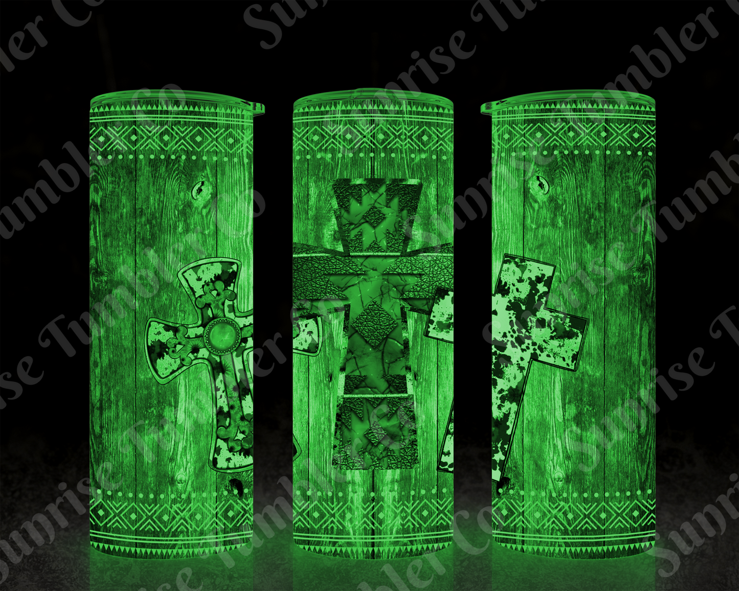 Cross Variety - 20 oz or 30 oz Tumbler (Glow In The Dark Option Available)