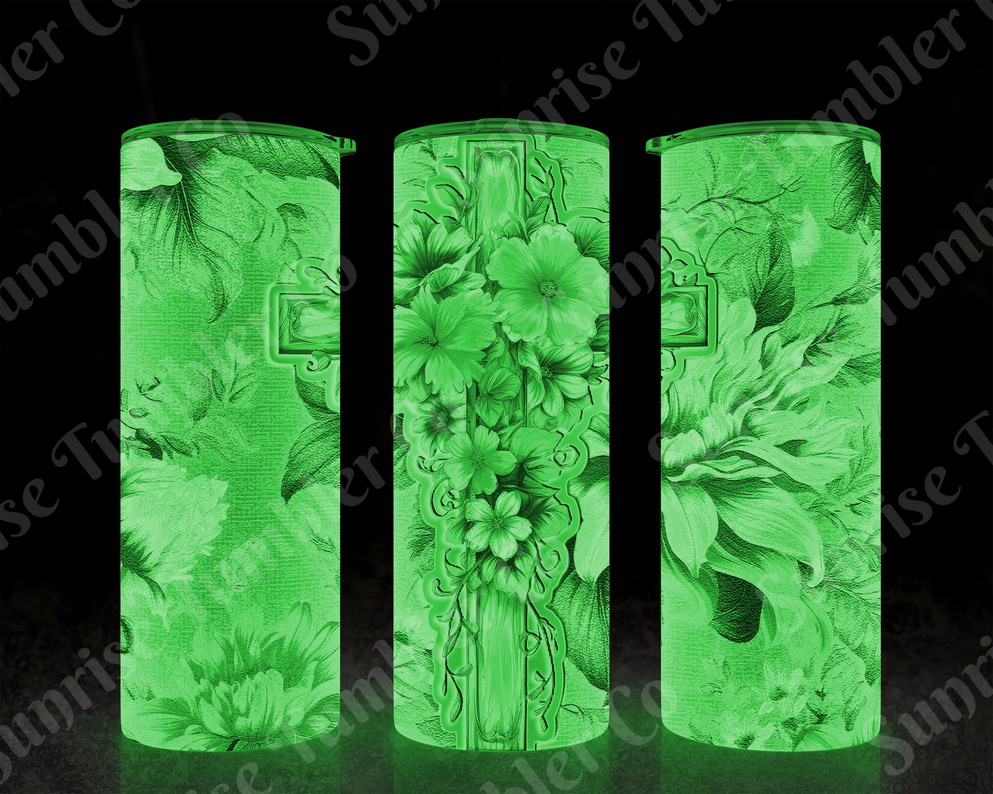 Cross Variety - 20 oz or 30 oz Tumbler (Glow In The Dark Option Available)