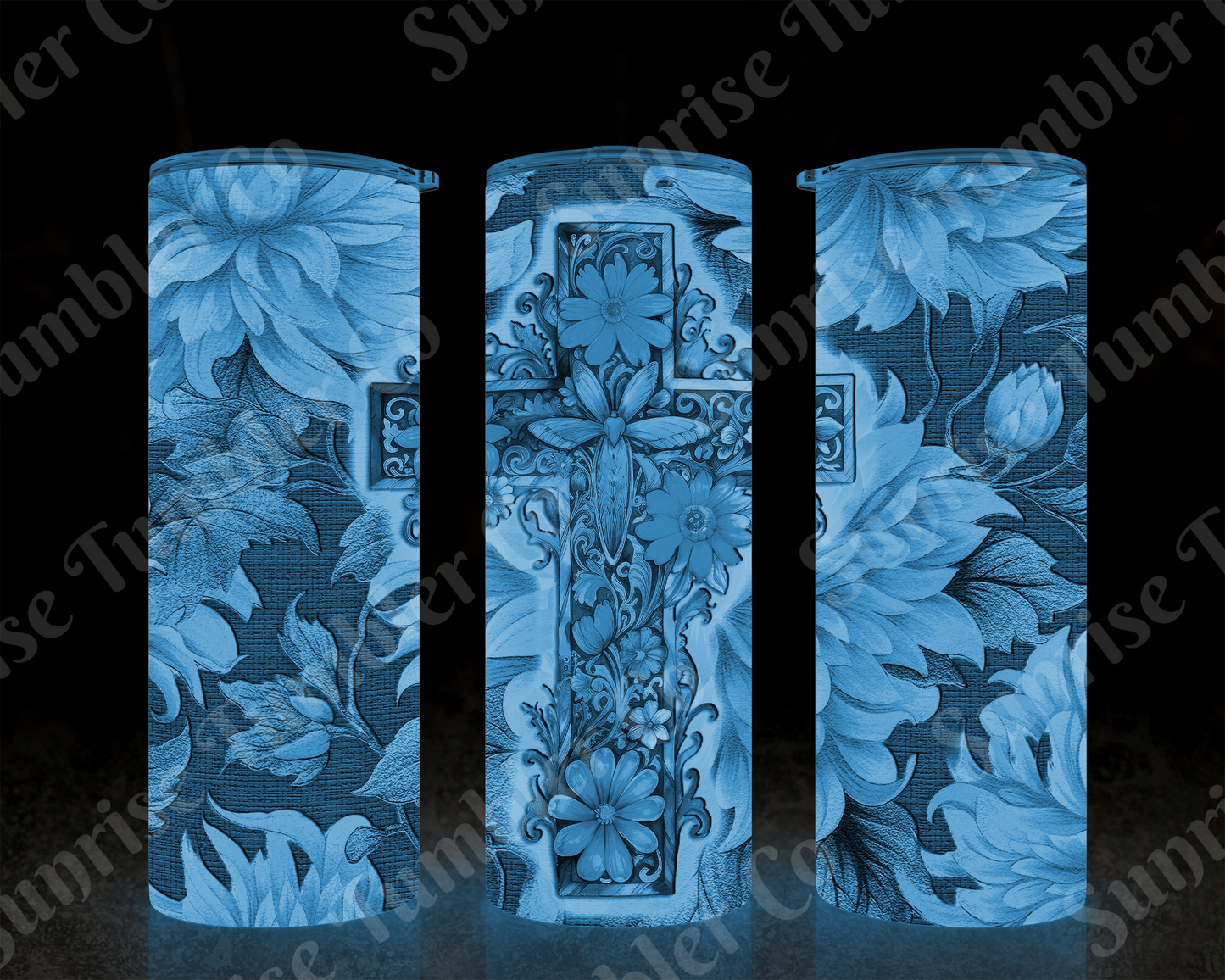 Cross Variety - 20 oz or 30 oz Tumbler (Glow In The Dark Option Available)