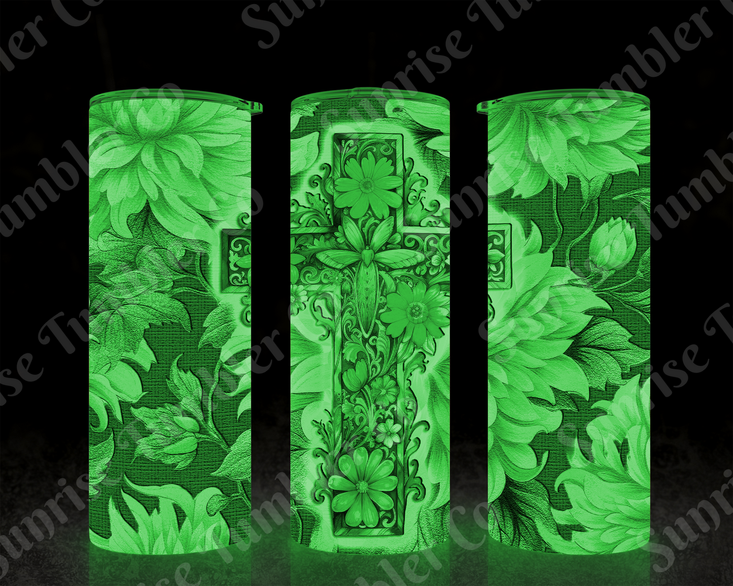 Cross Variety - 20 oz or 30 oz Tumbler (Glow In The Dark Option Available)