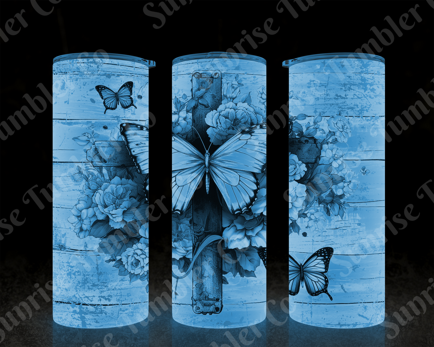 Cross Variety - 20 oz or 30 oz Tumbler (Glow In The Dark Option Available)