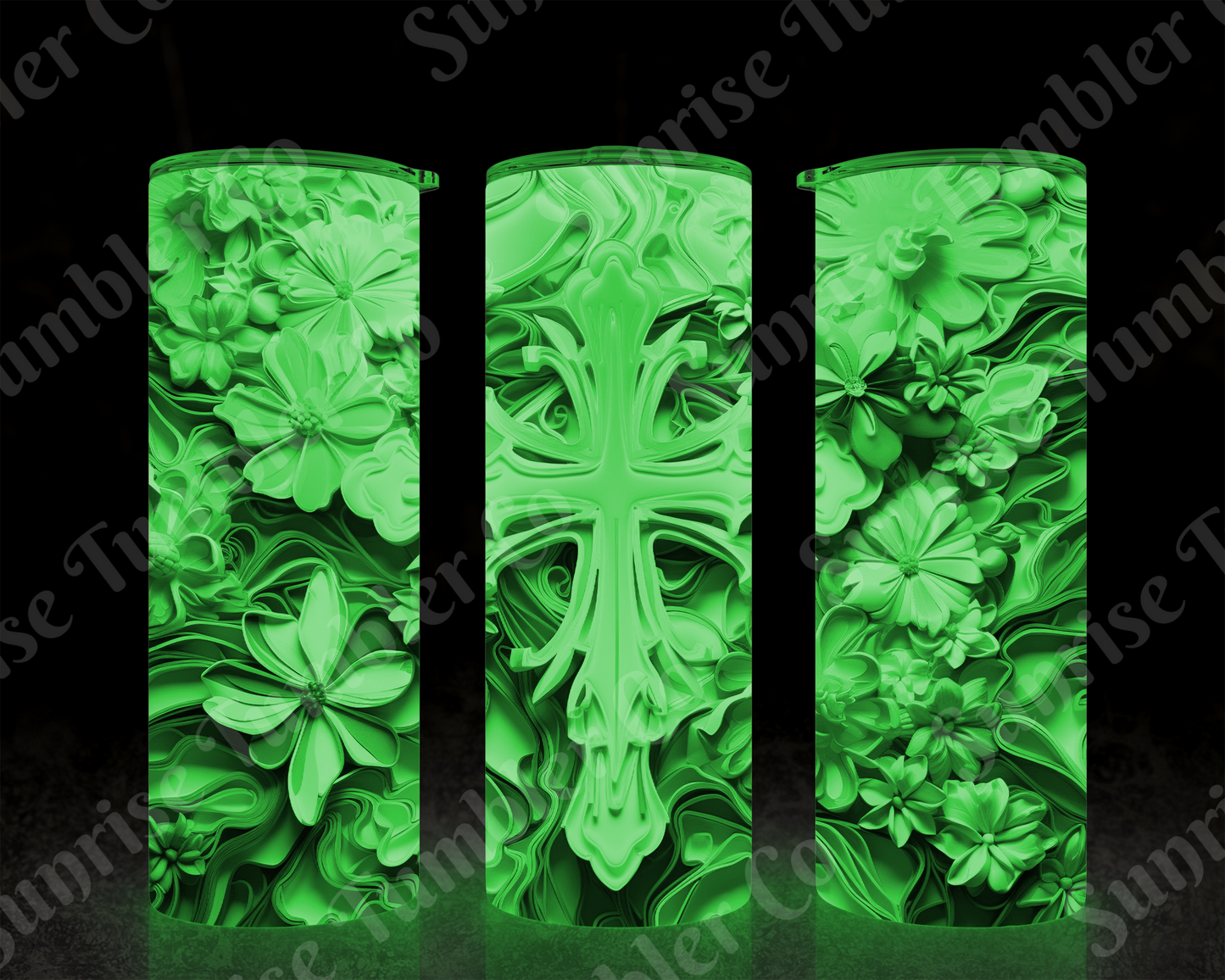 Cross Variety - 20 oz or 30 oz Tumbler (Glow In The Dark Option Available)