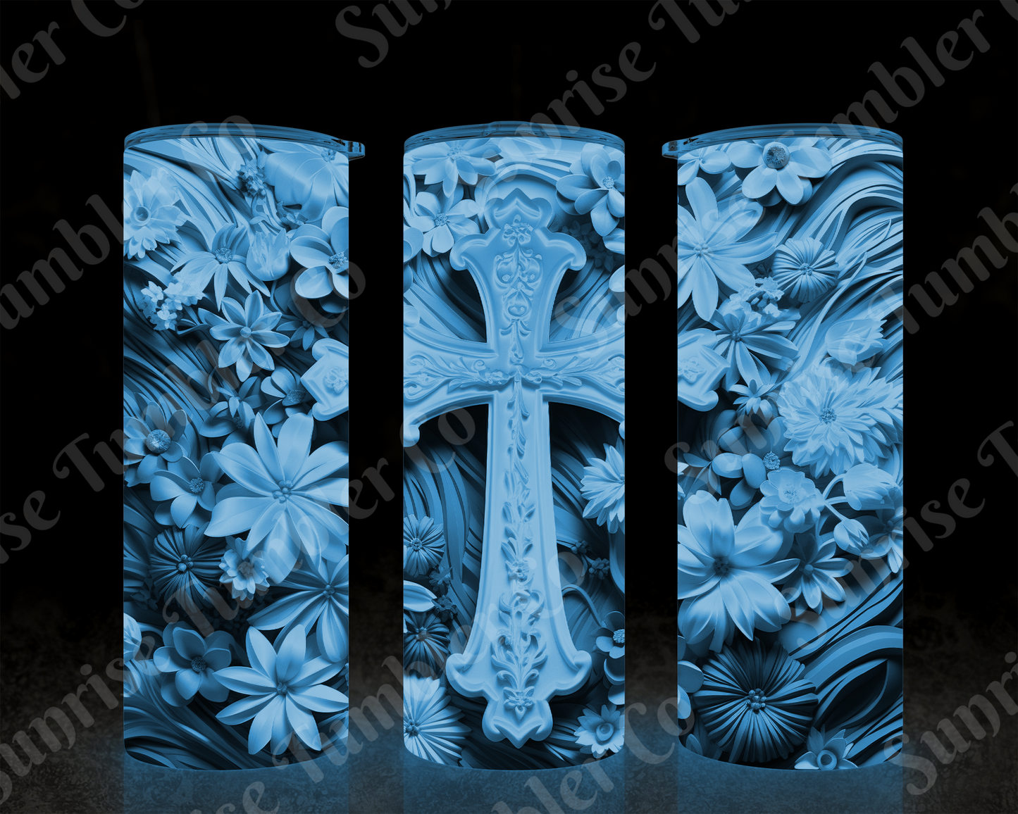 Cross Variety - 20 oz or 30 oz Tumbler (Glow In The Dark Option Available)