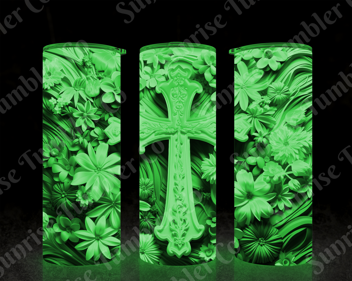 Cross Variety - 20 oz or 30 oz Tumbler (Glow In The Dark Option Available)
