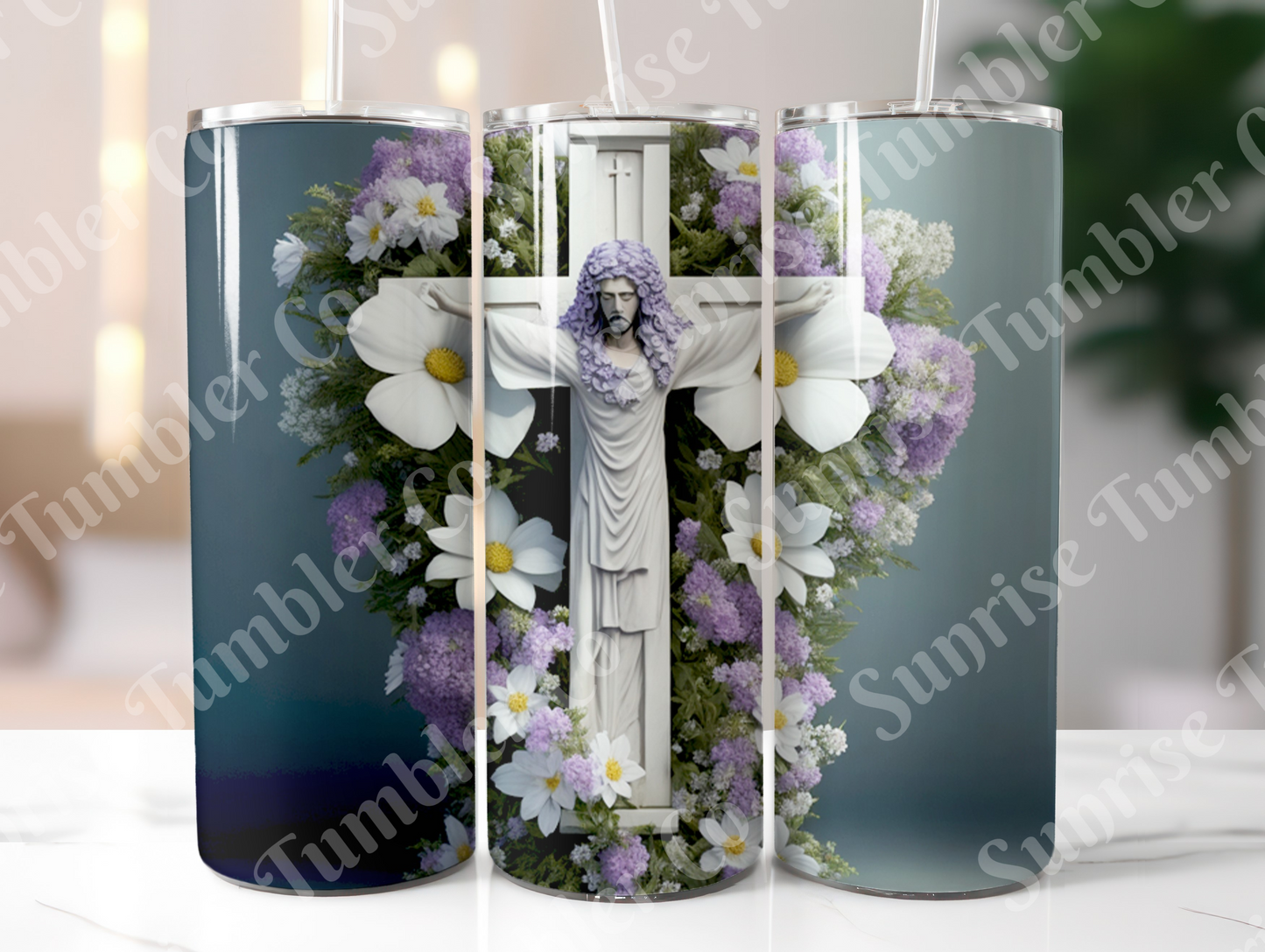 Cross Variety - 20 oz or 30 oz Tumbler (Glow In The Dark Option Available)