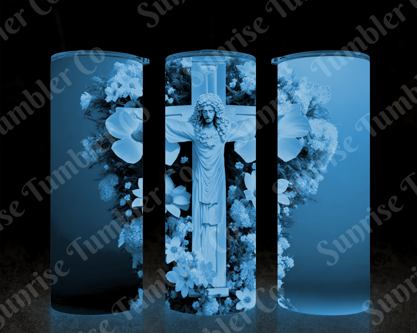 Cross Variety - 20 oz or 30 oz Tumbler (Glow In The Dark Option Available)