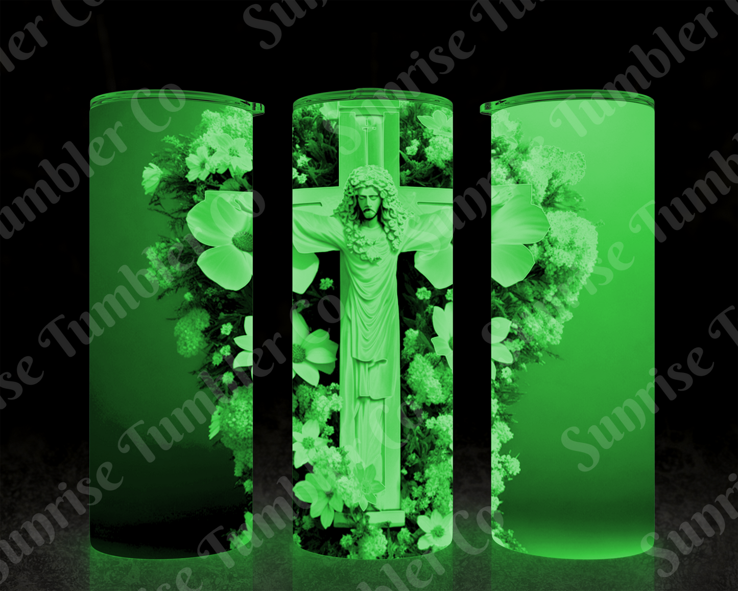 Cross Variety - 20 oz or 30 oz Tumbler (Glow In The Dark Option Available)