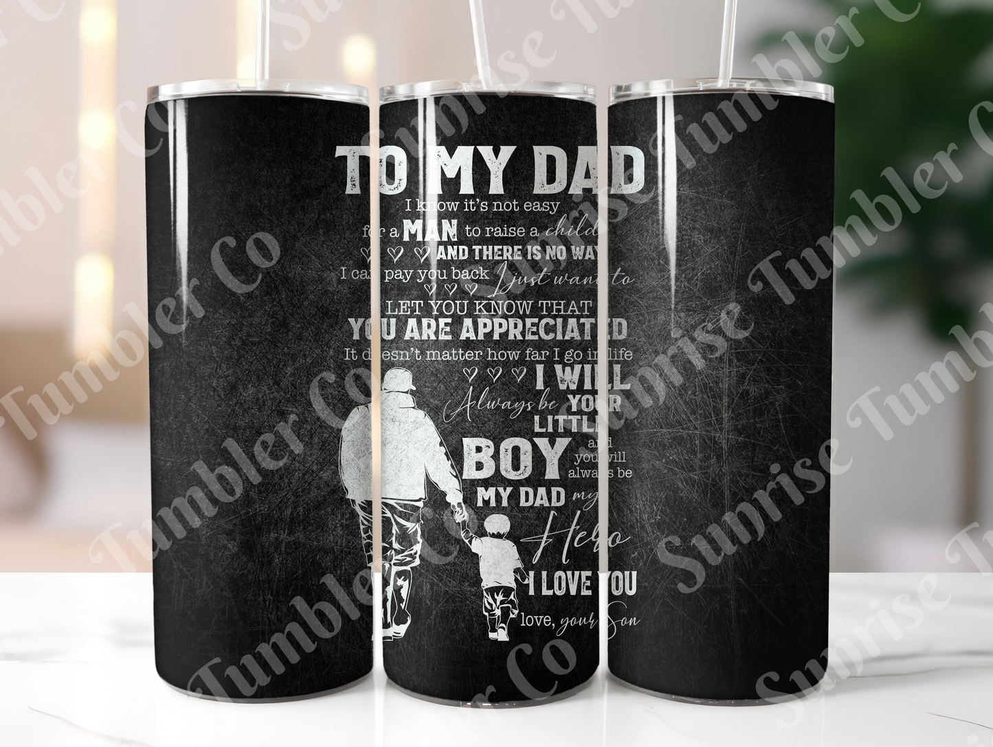 Father's Day Variety Part 1 - 20oz and 30oz Tumblers (Glow In The Dark Green And Blue Available)