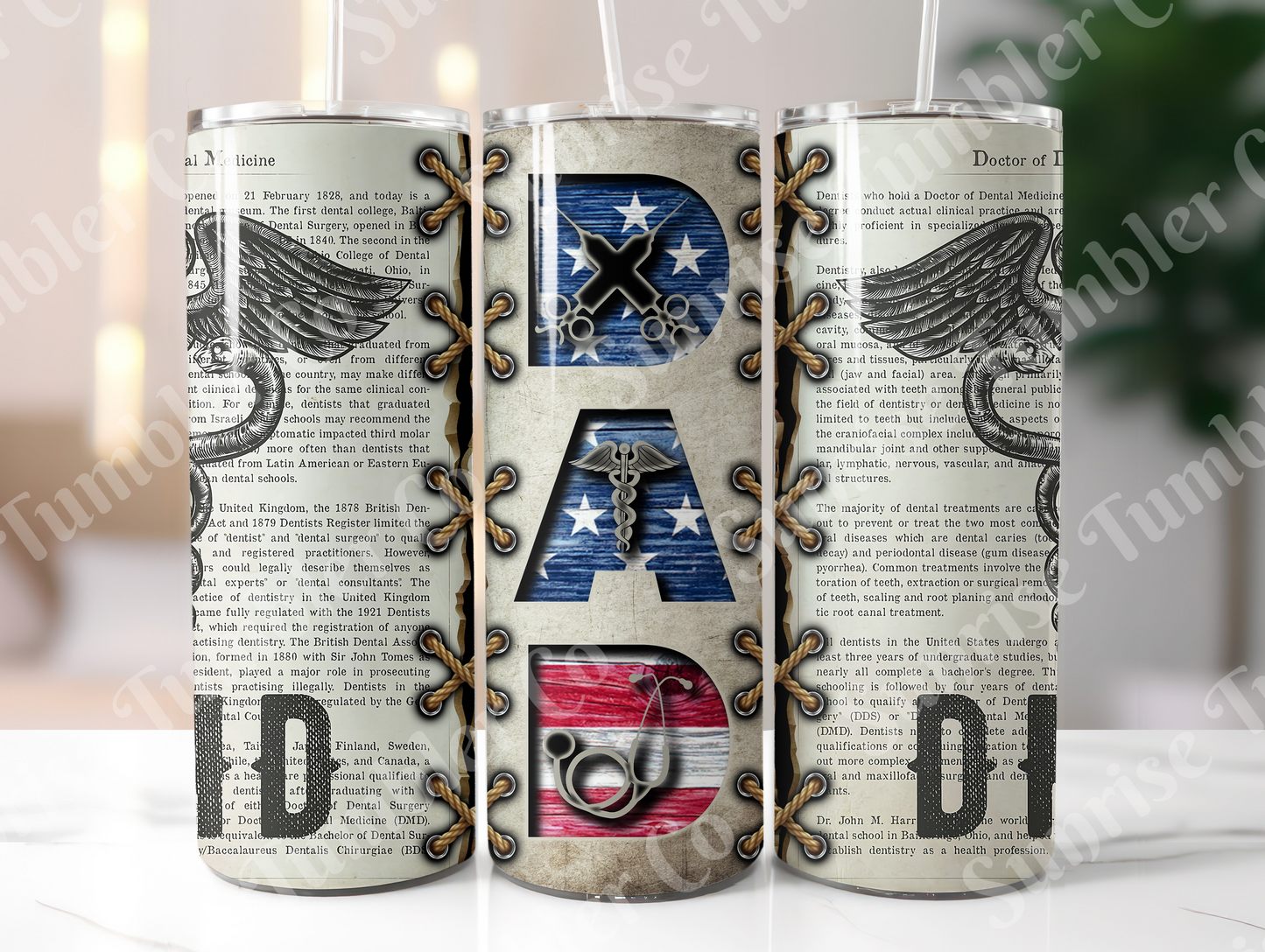 Father's Day Variety Part 1 - 20oz and 30oz Tumblers (Glow In The Dark Green And Blue Available)