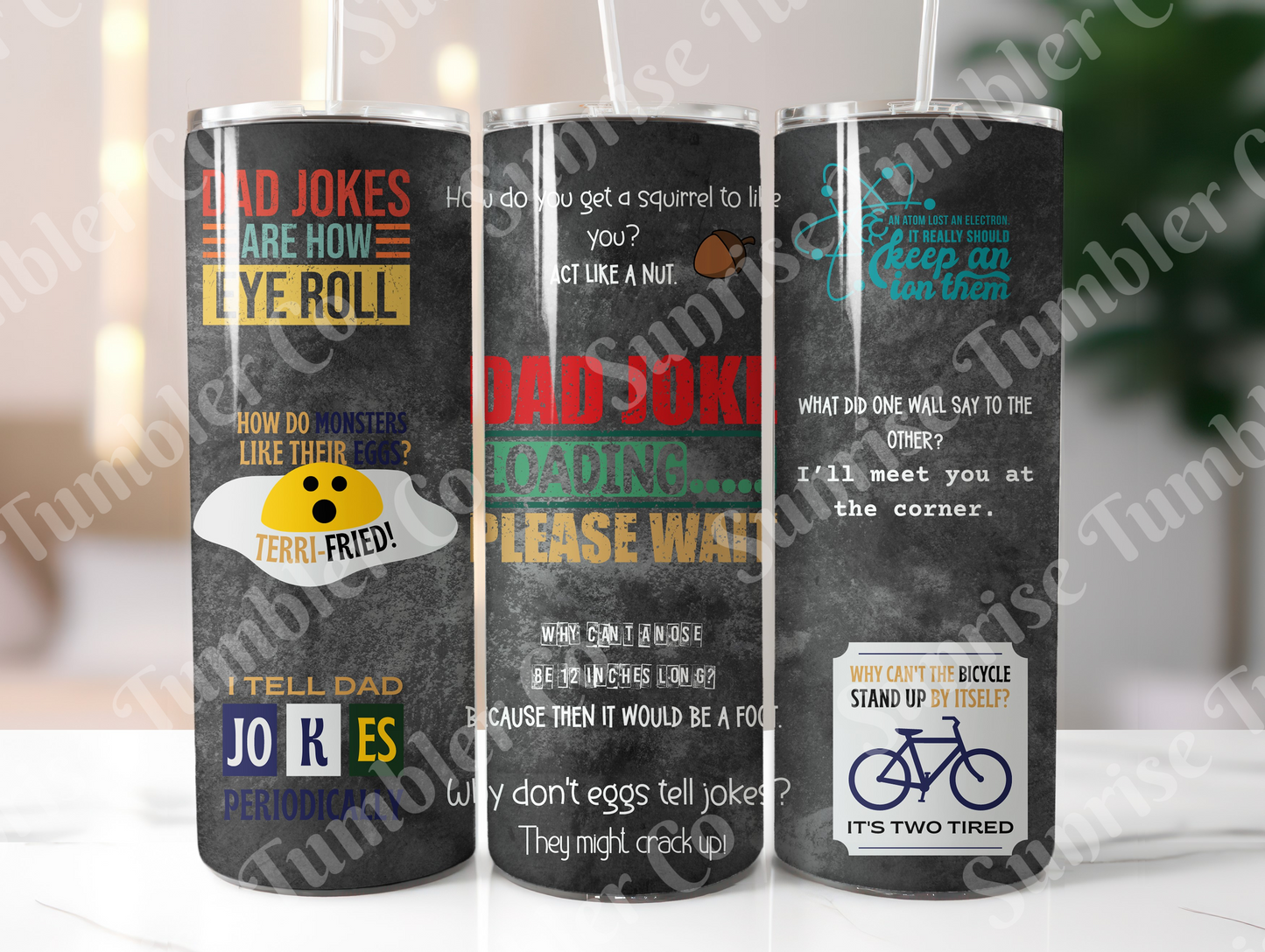 Father's Day Variety Part 2 - 20oz and 30oz Tumblers (Glow In The Dark Green And Blue Available)