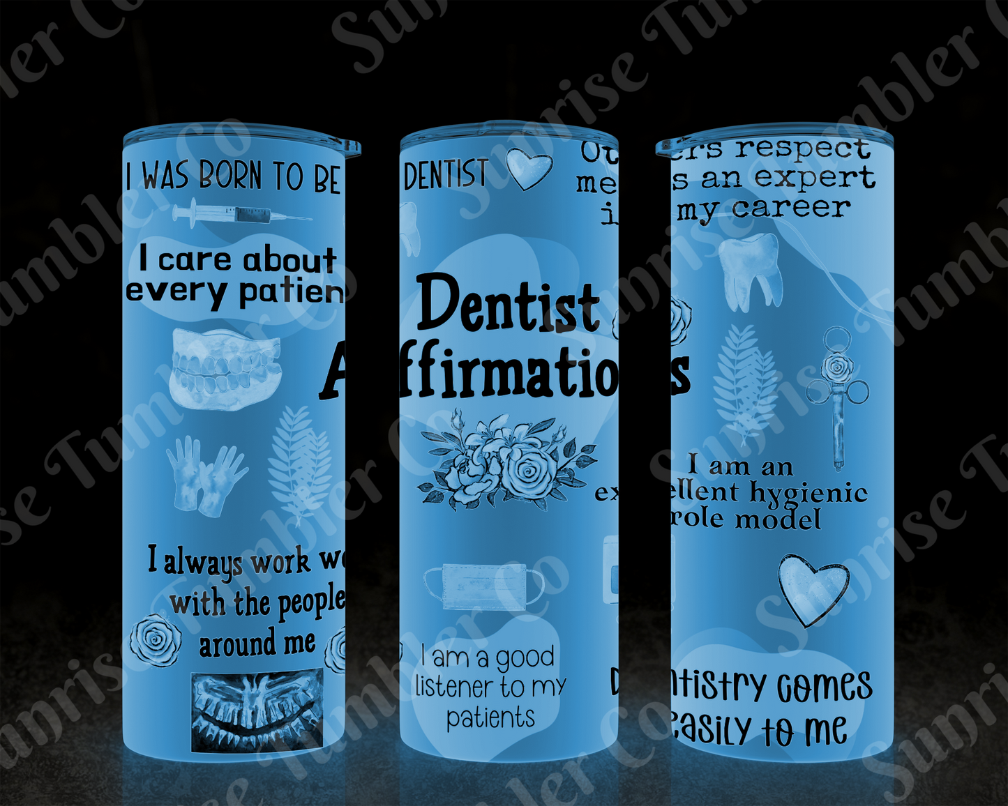 Positive and Inspirational Sayings Variety Part 3 - 20 oz and 30 oz Tumblers (Glow In The Dark Options Available)