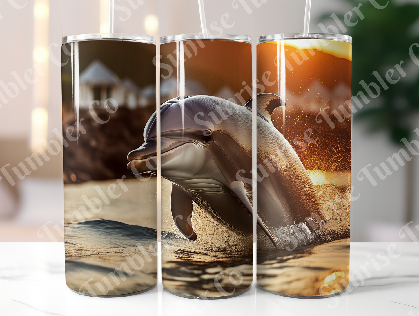 Dolphin Variety - 20oz and 30oz Tumblers (Glow In The Dark Green And Blue Available)