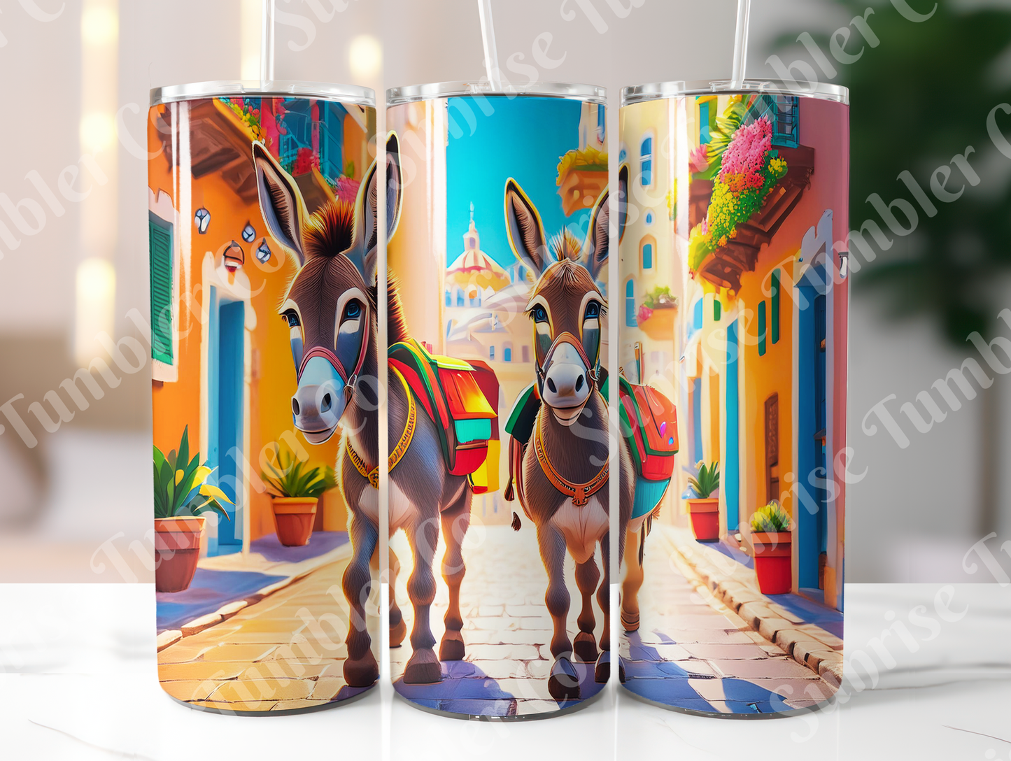 Donkey Variety - 20oz and 30oz Tumblers (Glow In The Dark Green And Blue Available)