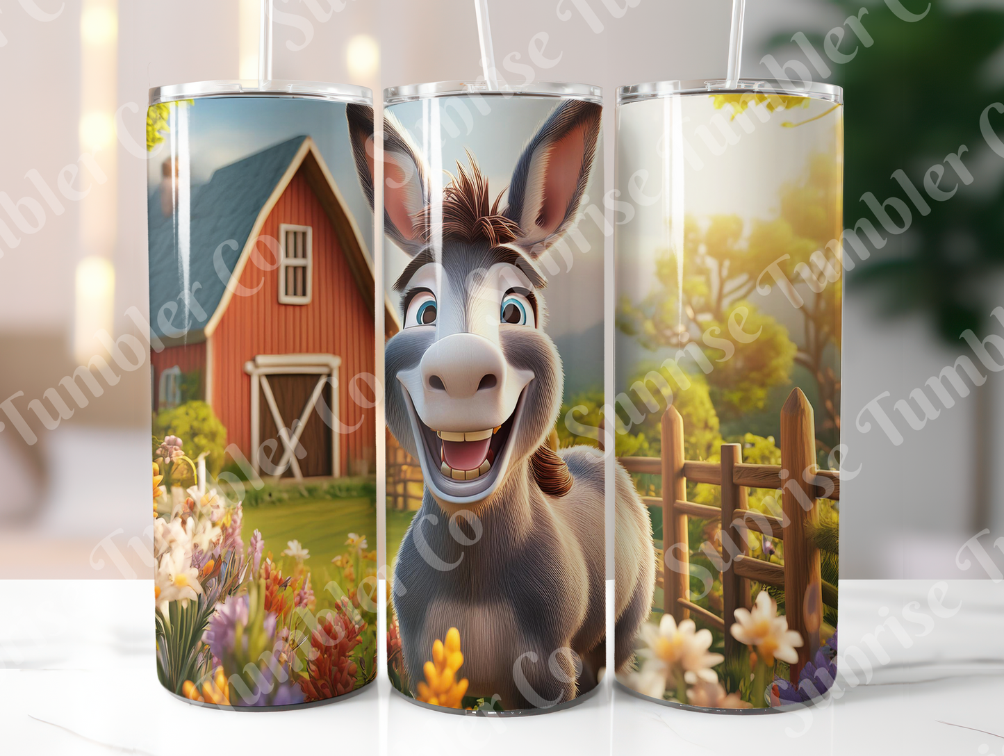 Donkey Variety - 20oz and 30oz Tumblers (Glow In The Dark Green And Blue Available)