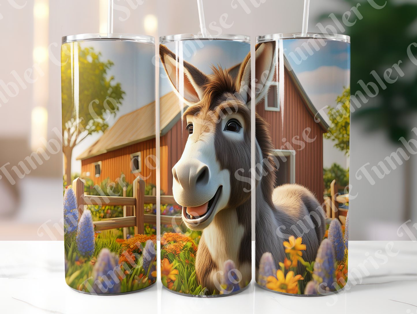 Donkey Variety - 20oz and 30oz Tumblers (Glow In The Dark Green And Blue Available)