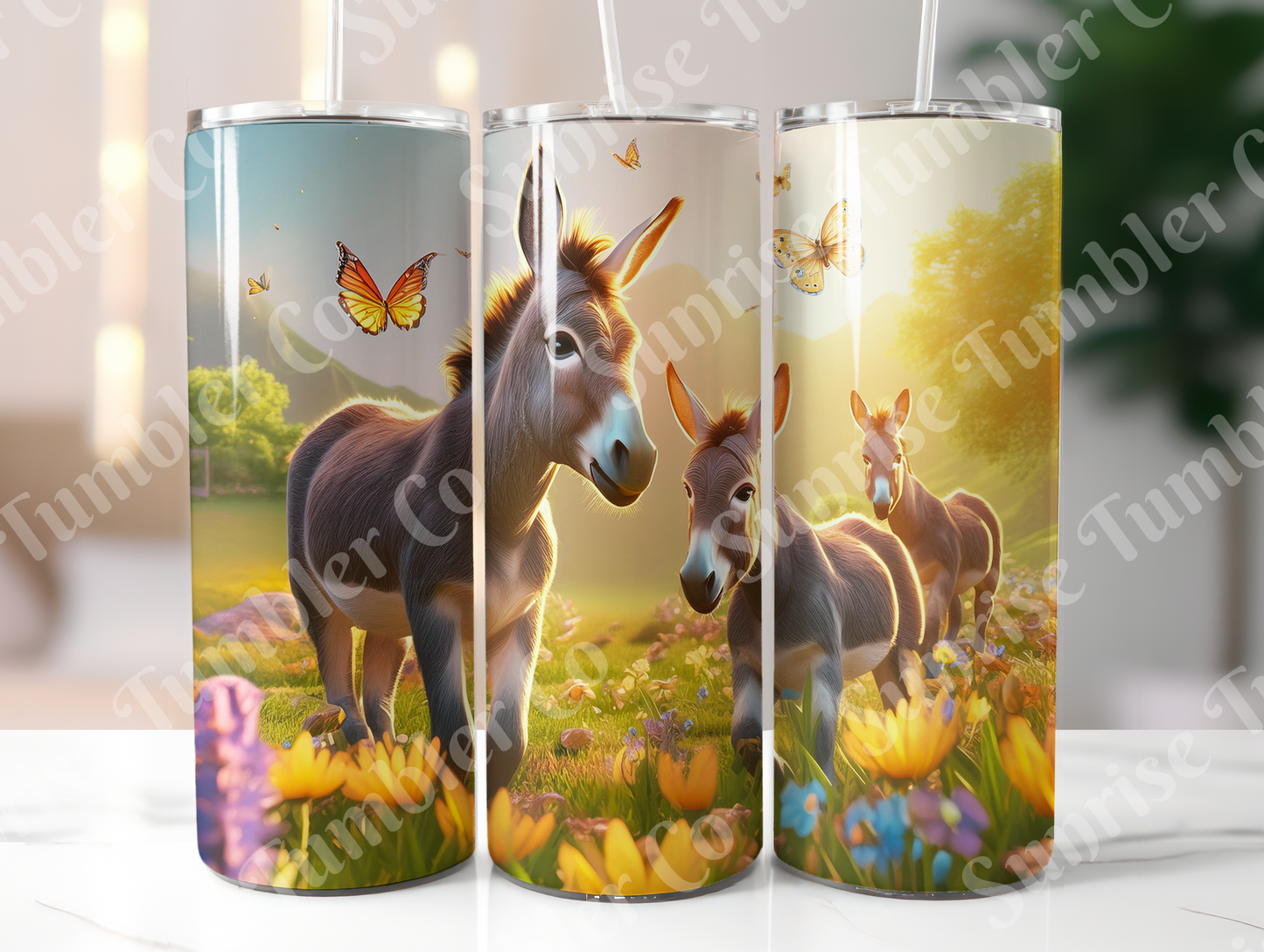 Donkey Variety - 20oz and 30oz Tumblers (Glow In The Dark Green And Blue Available)