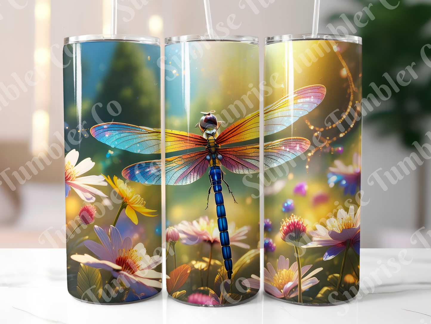 Dragonfly Variety Part 1 - 20oz and 30oz Tumblers (Glow In The Dark Green And Blue Available)