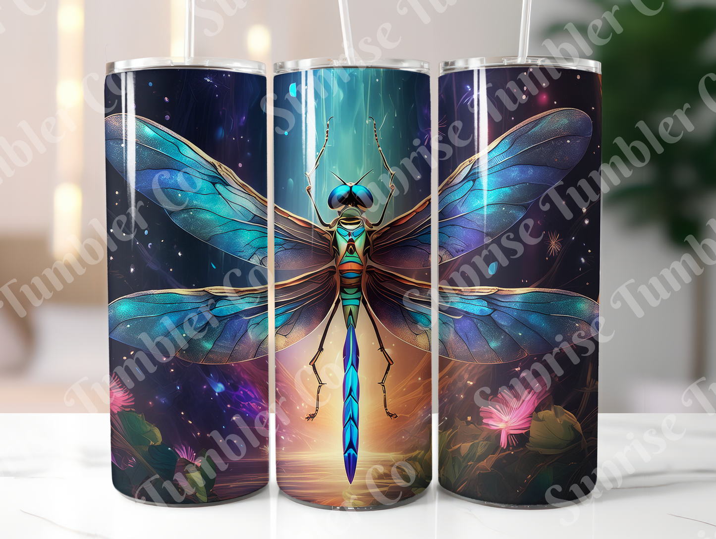 Dragonfly Variety Part 2 - 20oz and 30oz Tumblers (Glow In The Dark Green And Blue Available)
