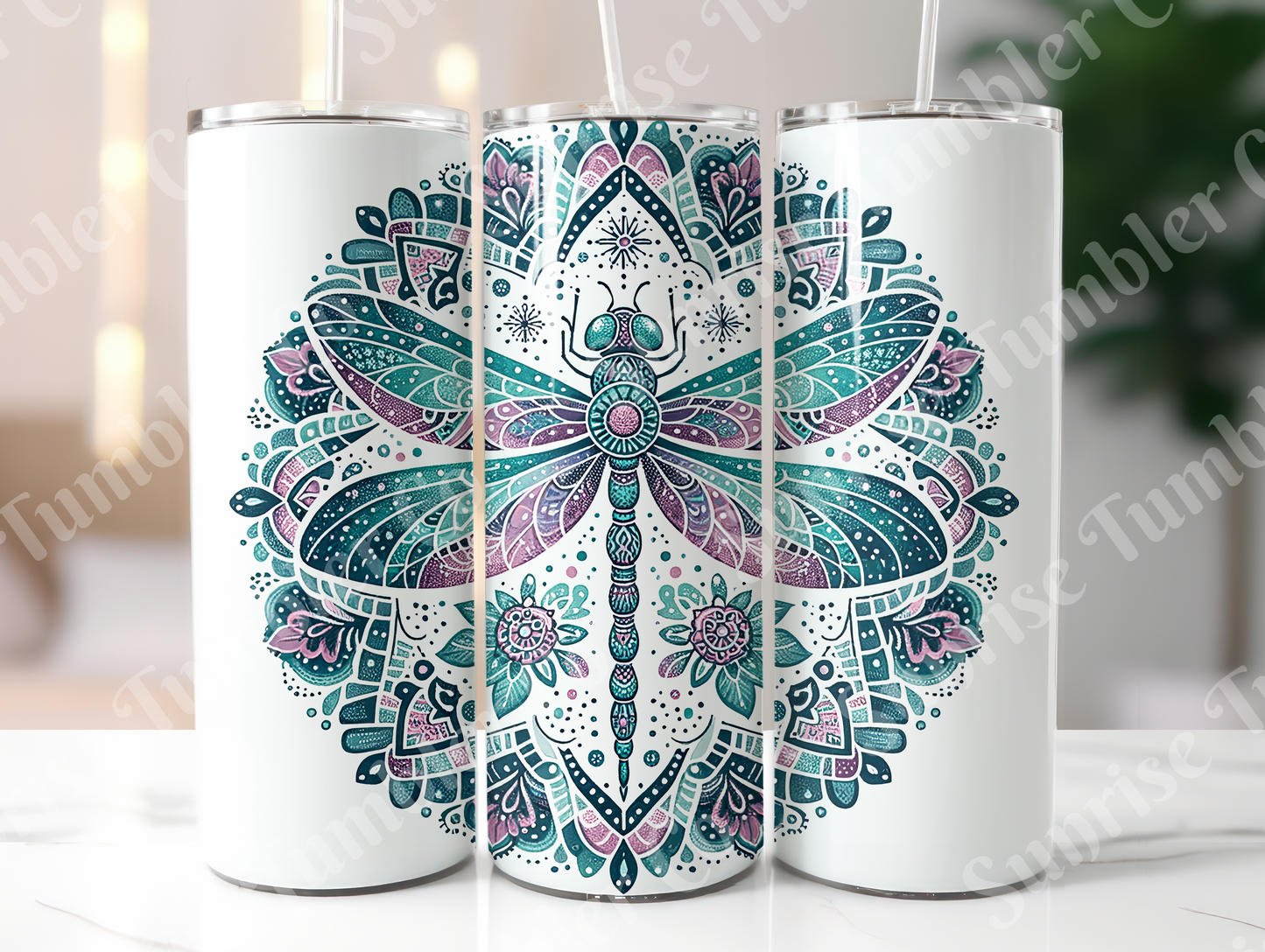 Dragonfly Variety Part 2 - 20oz and 30oz Tumblers (Glow In The Dark Green And Blue Available)