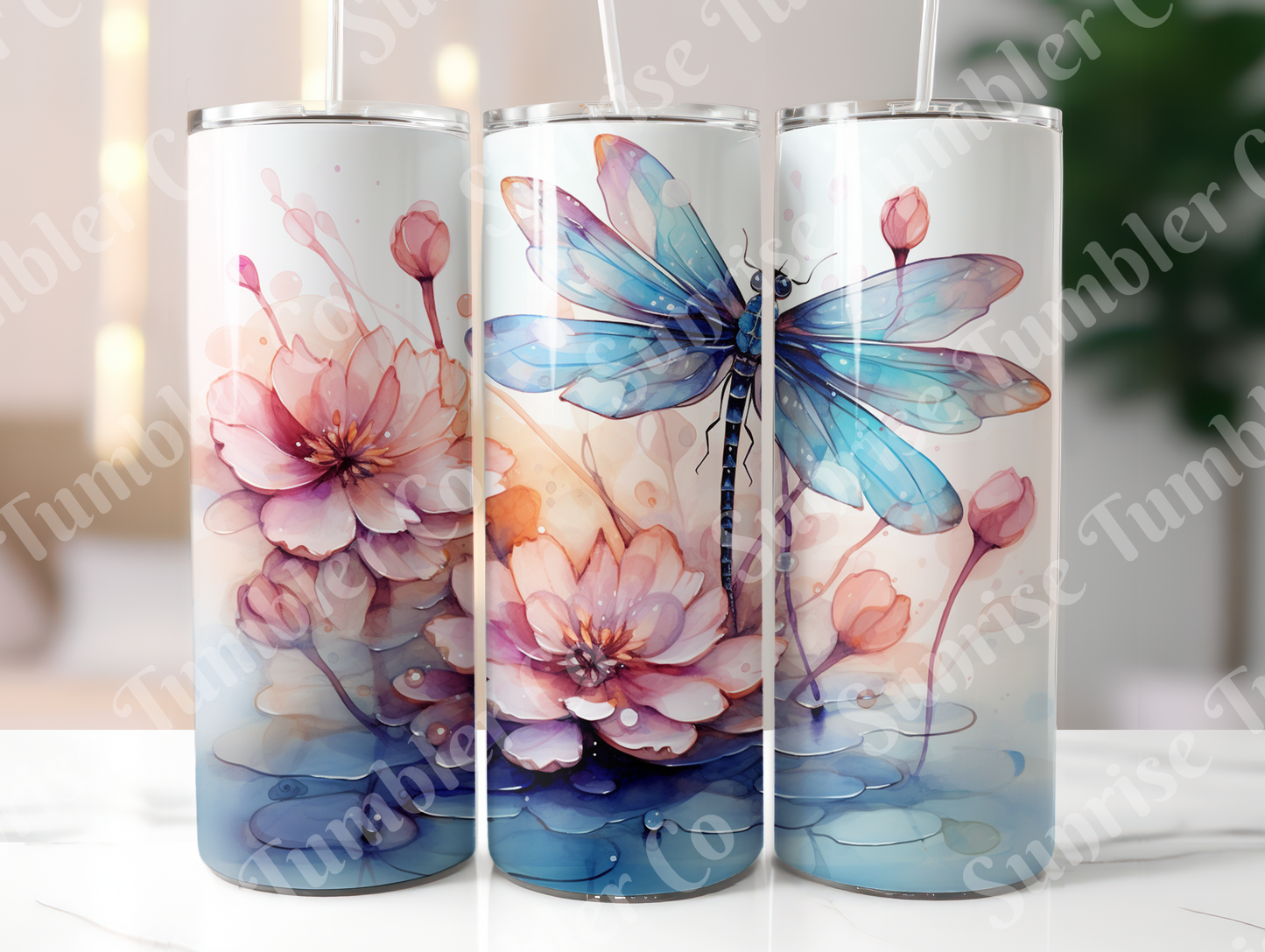 Dragonfly Variety Part 2 - 20oz and 30oz Tumblers (Glow In The Dark Green And Blue Available)