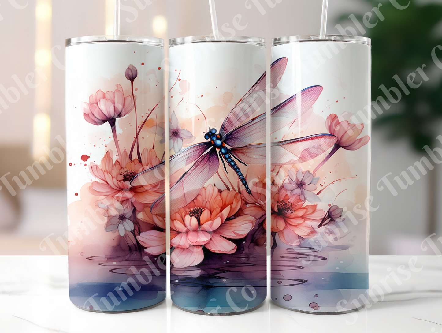 Dragonfly Variety Part 2 - 20oz and 30oz Tumblers (Glow In The Dark Green And Blue Available)