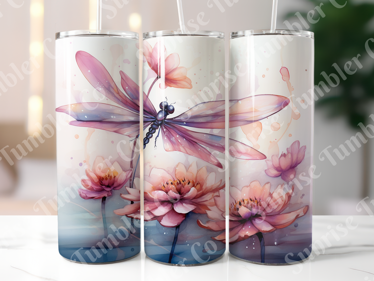 Dragonfly Variety Part 2 - 20oz and 30oz Tumblers (Glow In The Dark Green And Blue Available)