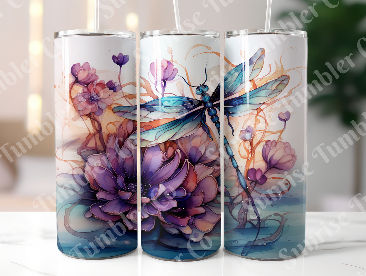 Dragonfly Variety Part 2 - 20oz and 30oz Tumblers (Glow In The Dark Green And Blue Available)