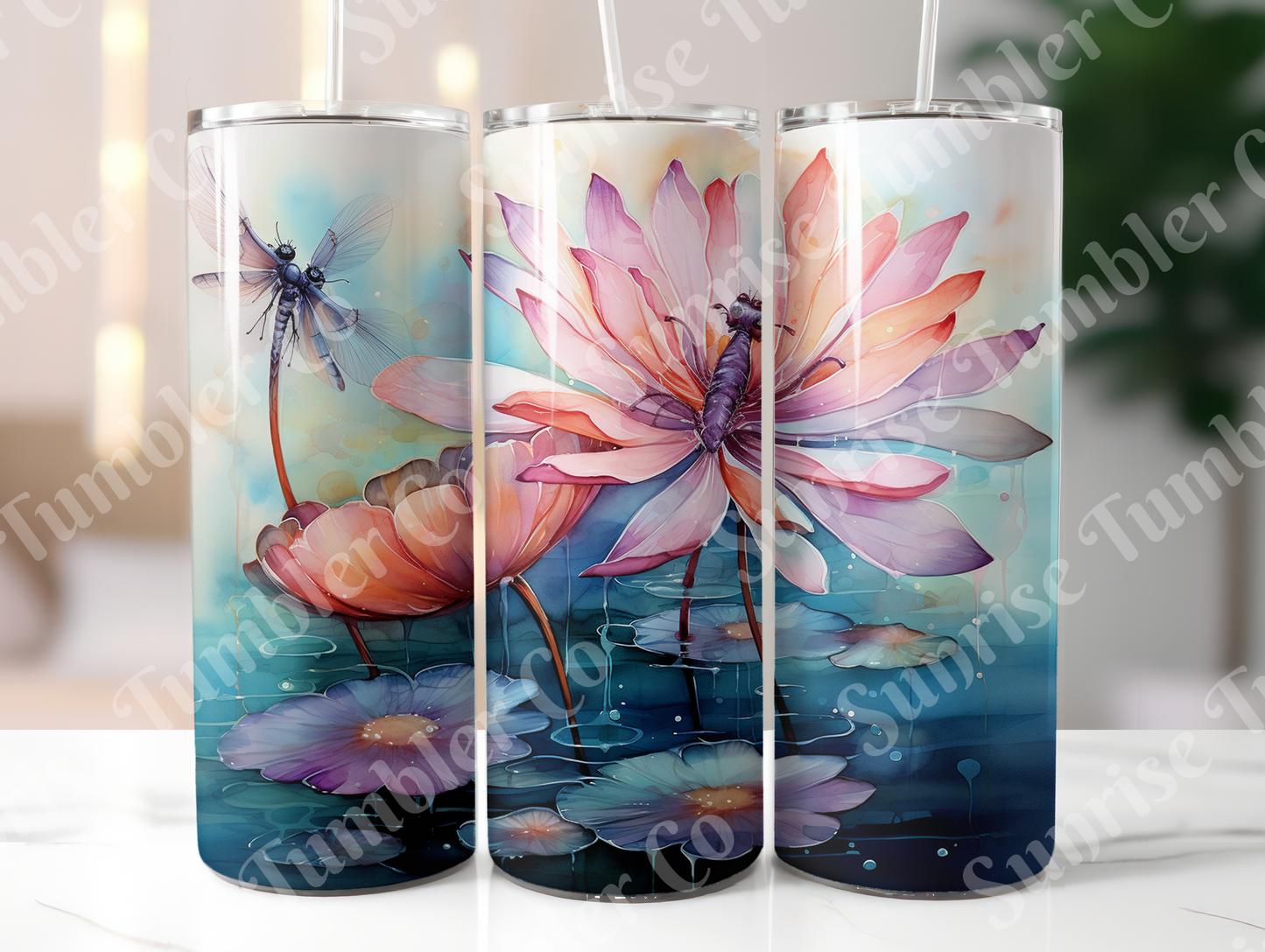 Dragonfly Variety Part 2 - 20oz and 30oz Tumblers (Glow In The Dark Green And Blue Available)