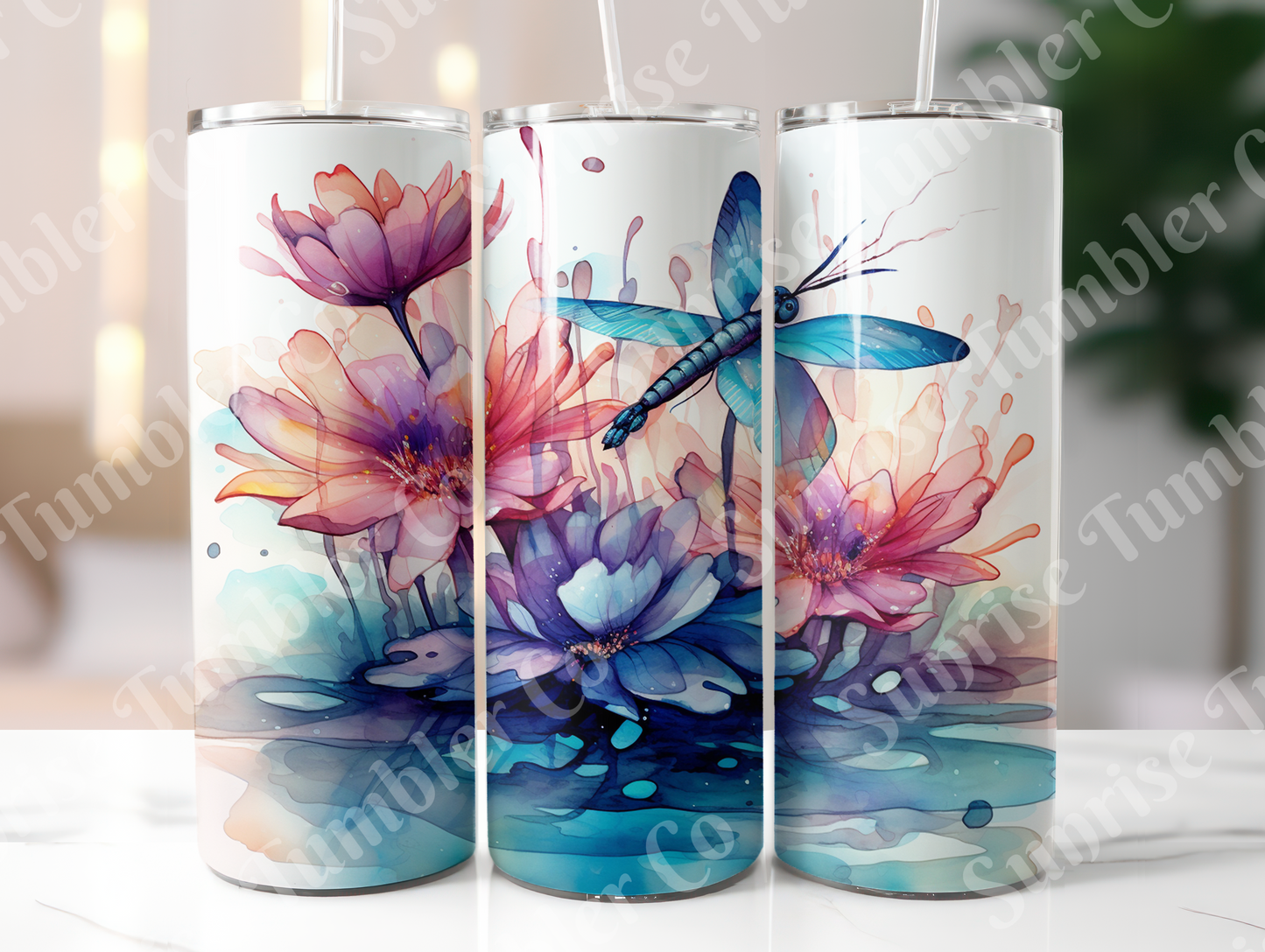 Dragonfly Variety Part 2 - 20oz and 30oz Tumblers (Glow In The Dark Green And Blue Available)