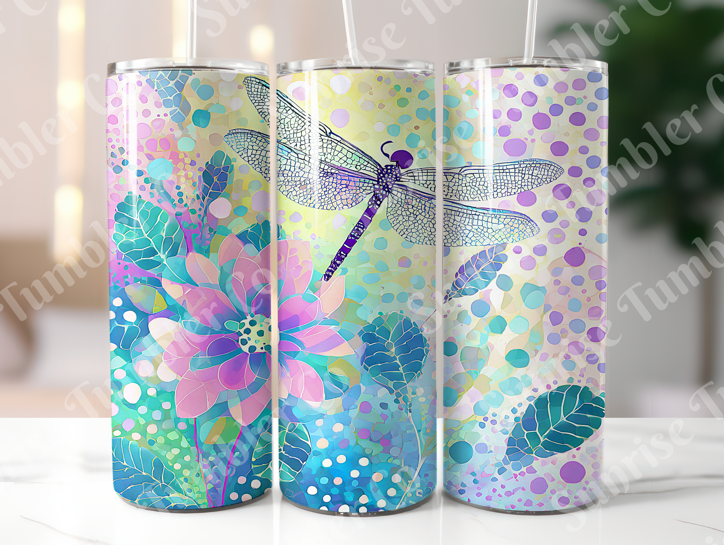 Dragonfly Variety Part 2 - 20oz and 30oz Tumblers (Glow In The Dark Green And Blue Available)