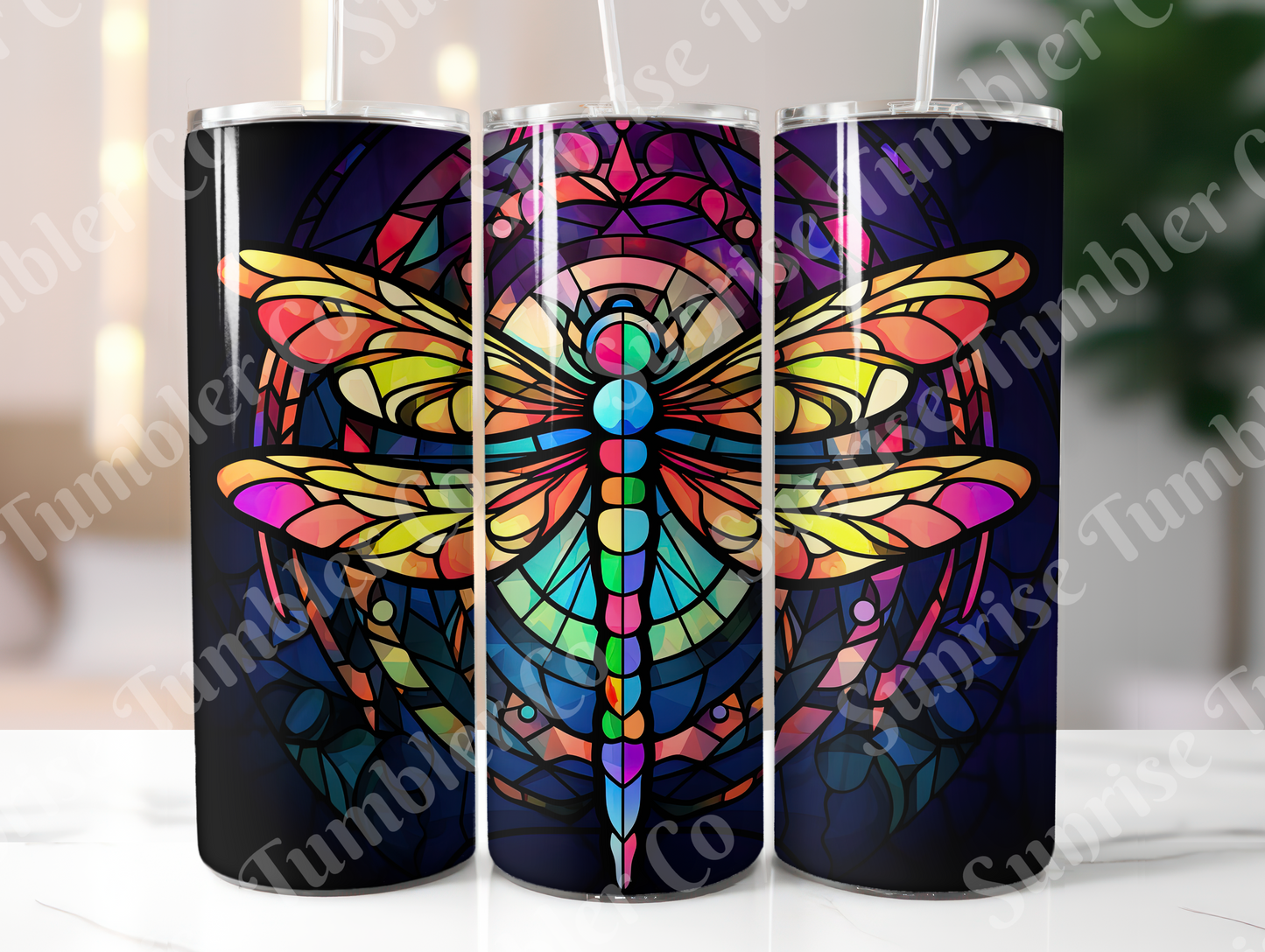 Dragonfly Variety Part 2 - 20oz and 30oz Tumblers (Glow In The Dark Green And Blue Available)