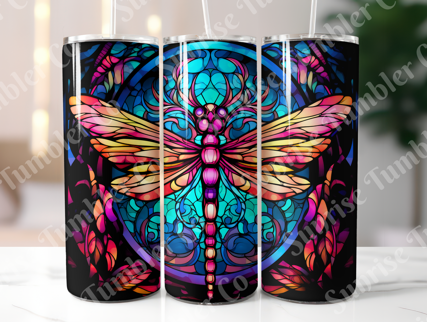 Dragonfly Variety Part 2 - 20oz and 30oz Tumblers (Glow In The Dark Green And Blue Available)