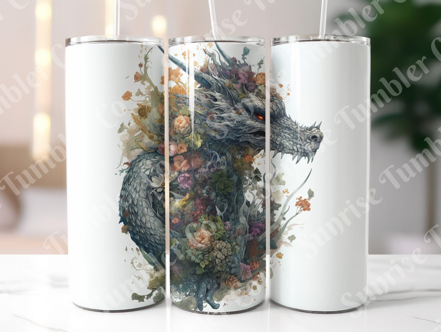 Dragon Variety Part 1 - 20oz and 30oz Tumblers (Glow In The Dark Green And Blue Available)