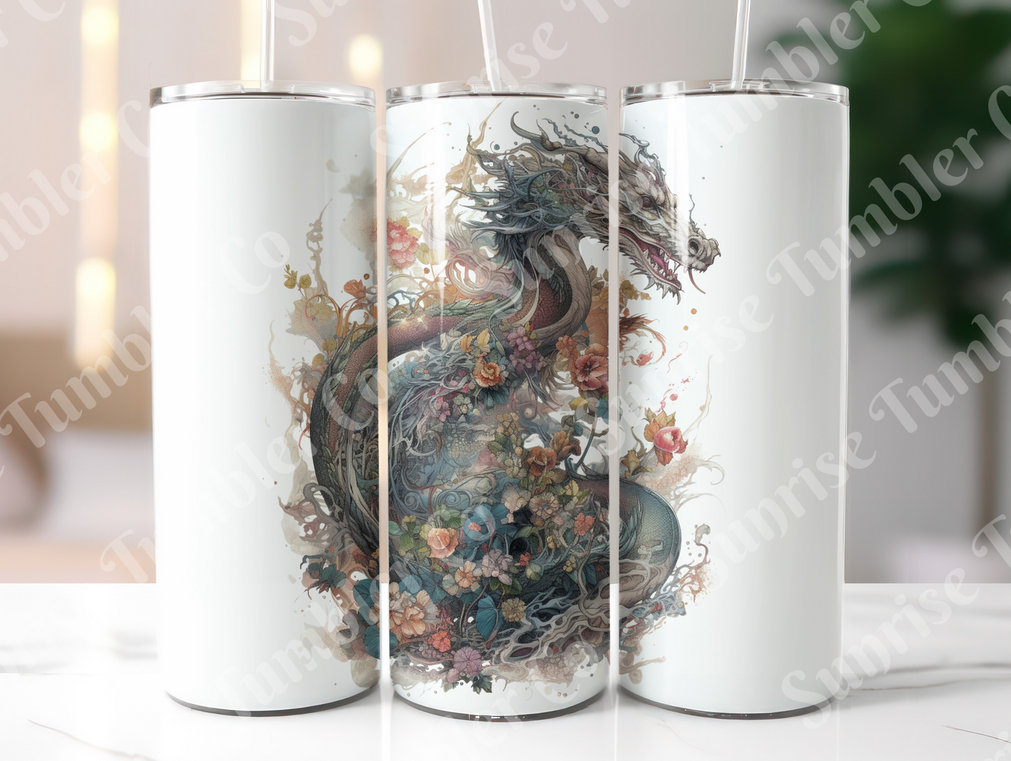 Dragon Variety Part 1 - 20oz and 30oz Tumblers (Glow In The Dark Green And Blue Available)