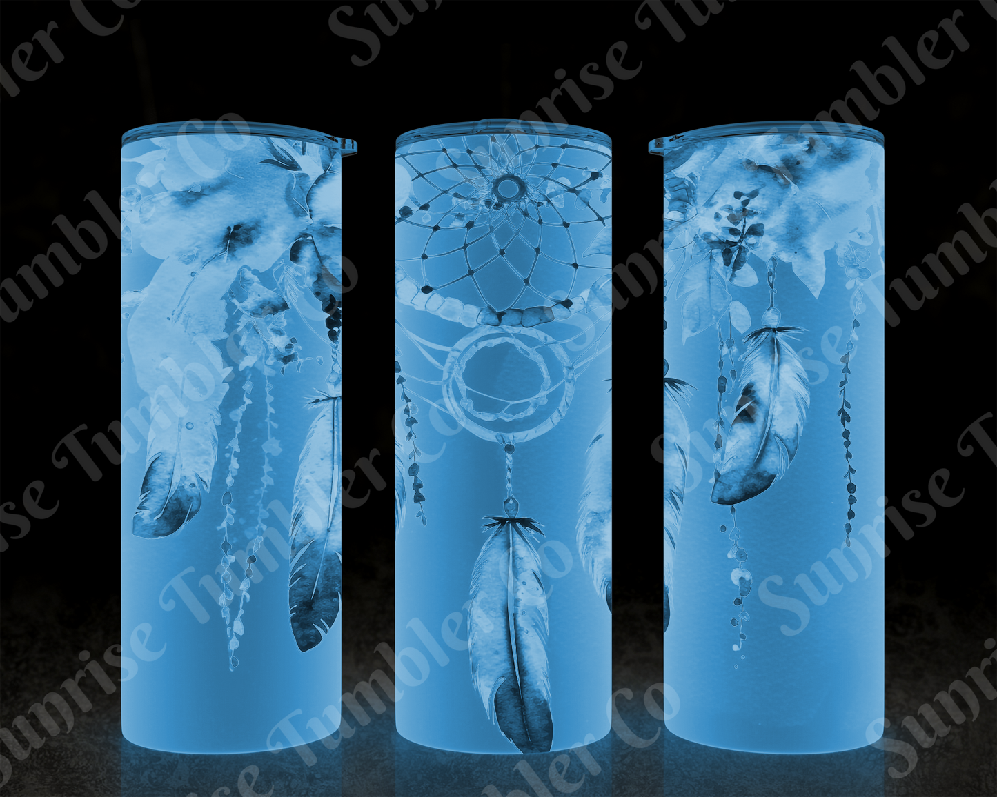 Dream Catcher Variety - 20 oz and 30 oz Tumblers (Glow In The Dark Green and Blue Options Available)
