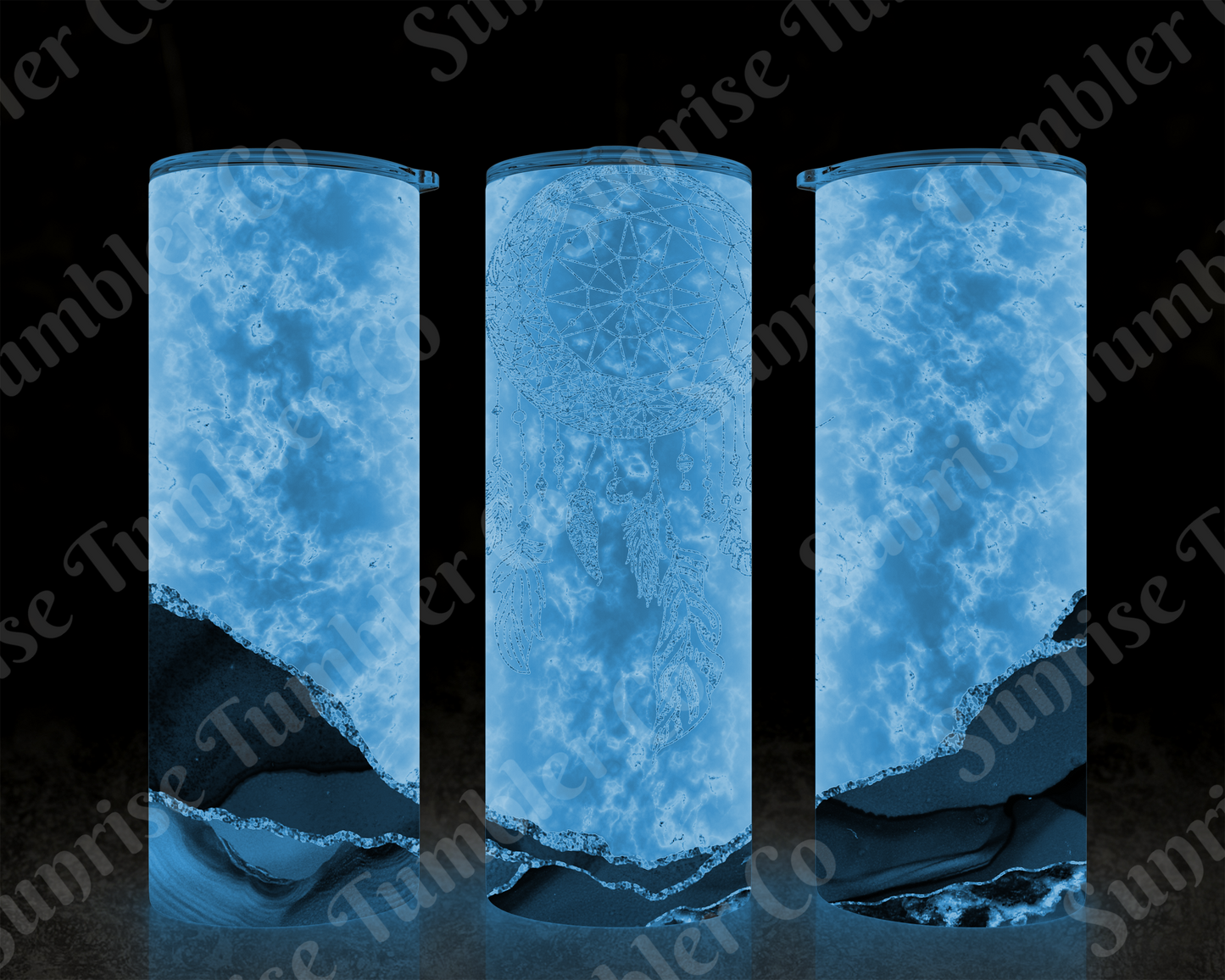 Dream Catcher Variety - 20 oz and 30 oz Tumblers (Glow In The Dark Green and Blue Options Available)