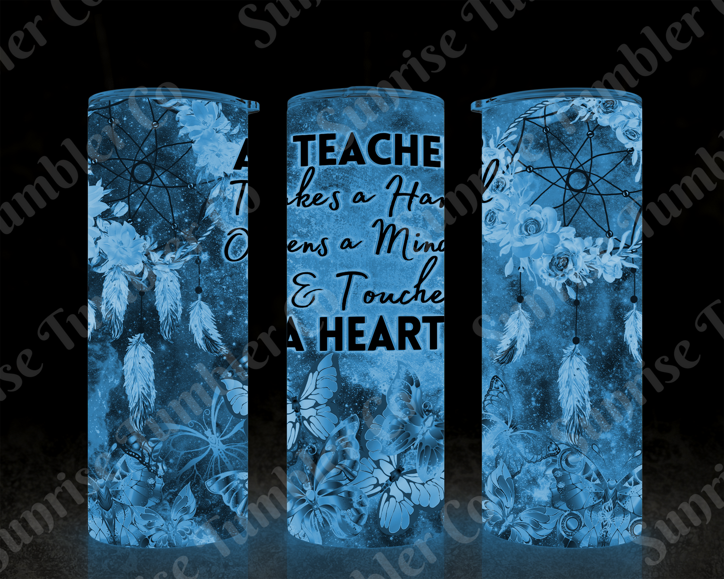 Dream Catcher Variety - 20 oz and 30 oz Tumblers (Glow In The Dark Green and Blue Options Available)