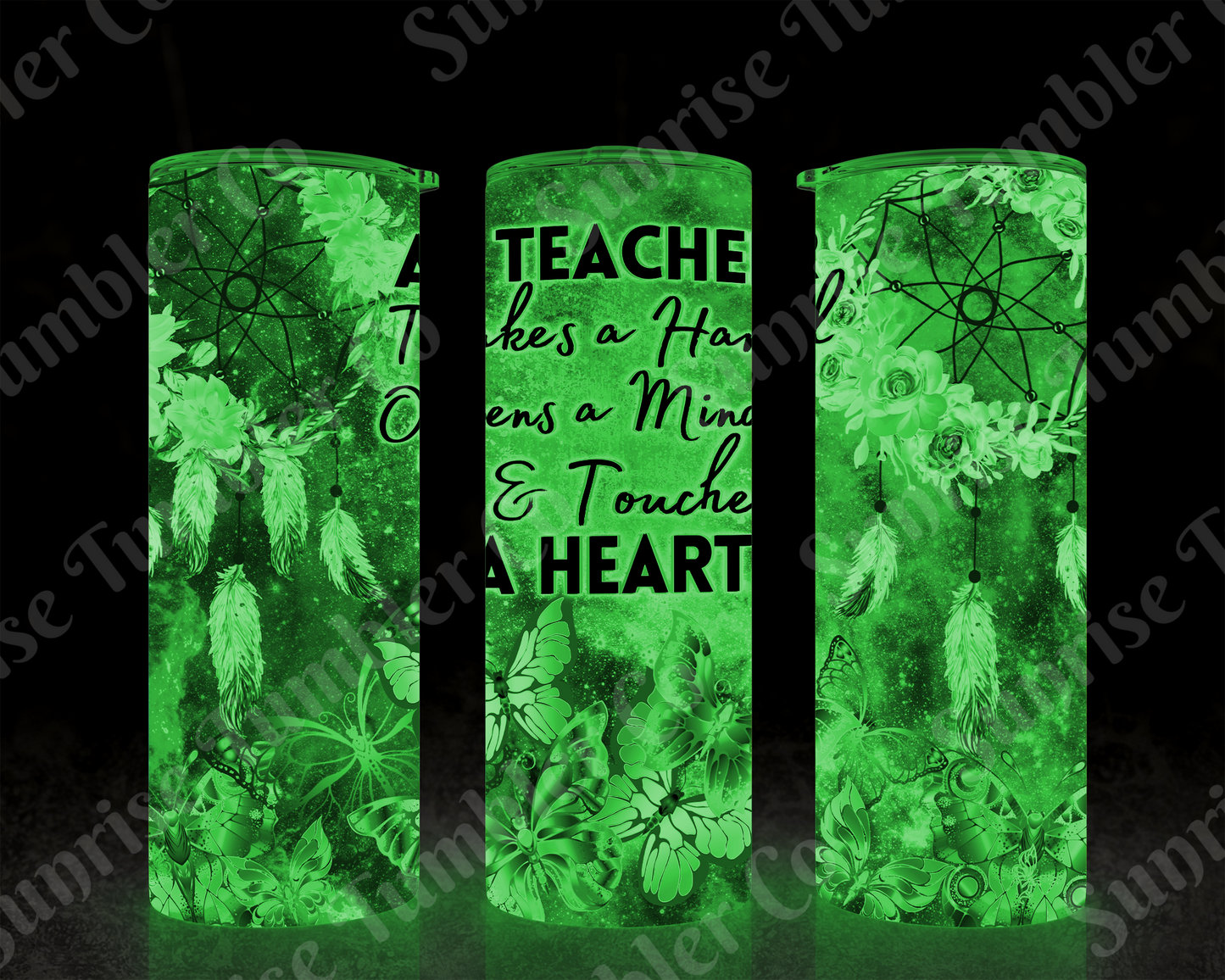 Dream Catcher Variety - 20 oz and 30 oz Tumblers (Glow In The Dark Green and Blue Options Available)