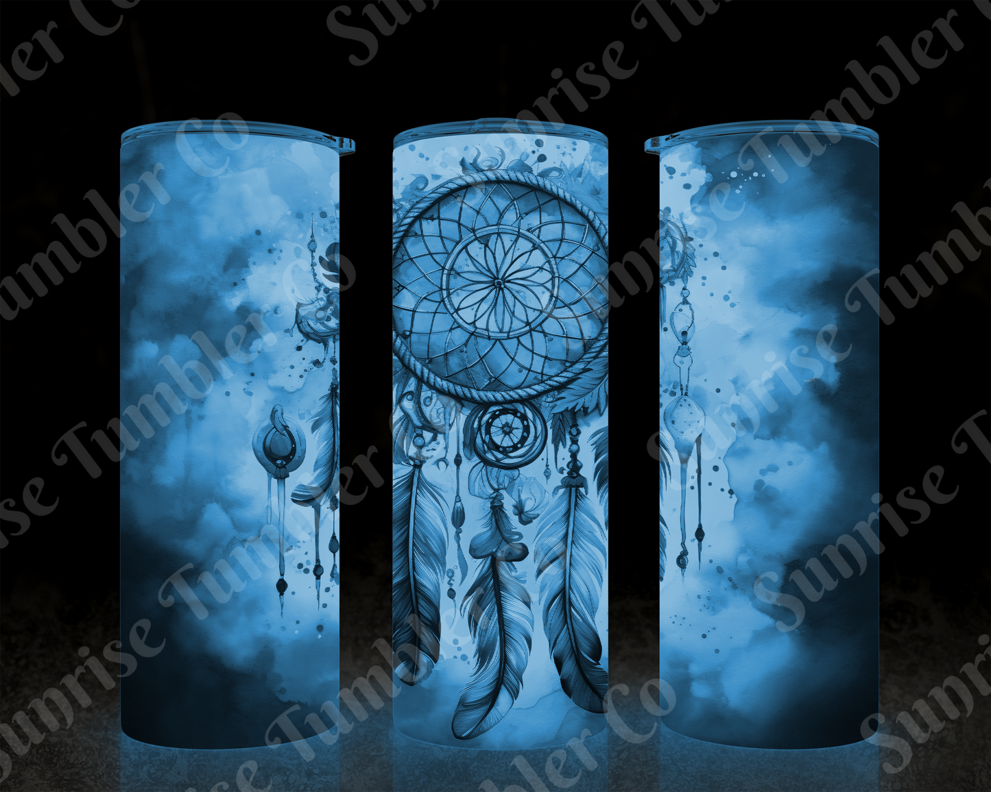 Dream Catcher Variety - 20 oz and 30 oz Tumblers (Glow In The Dark Green and Blue Options Available)