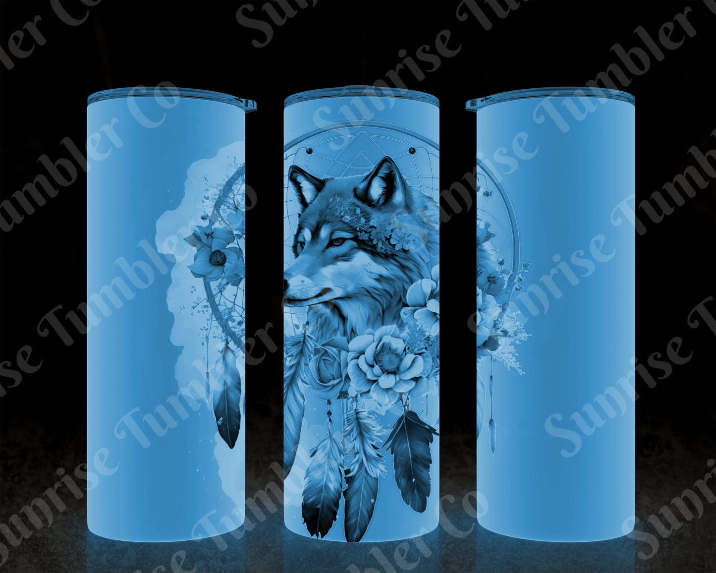 Dream Catcher Variety - 20 oz and 30 oz Tumblers (Glow In The Dark Green and Blue Options Available)
