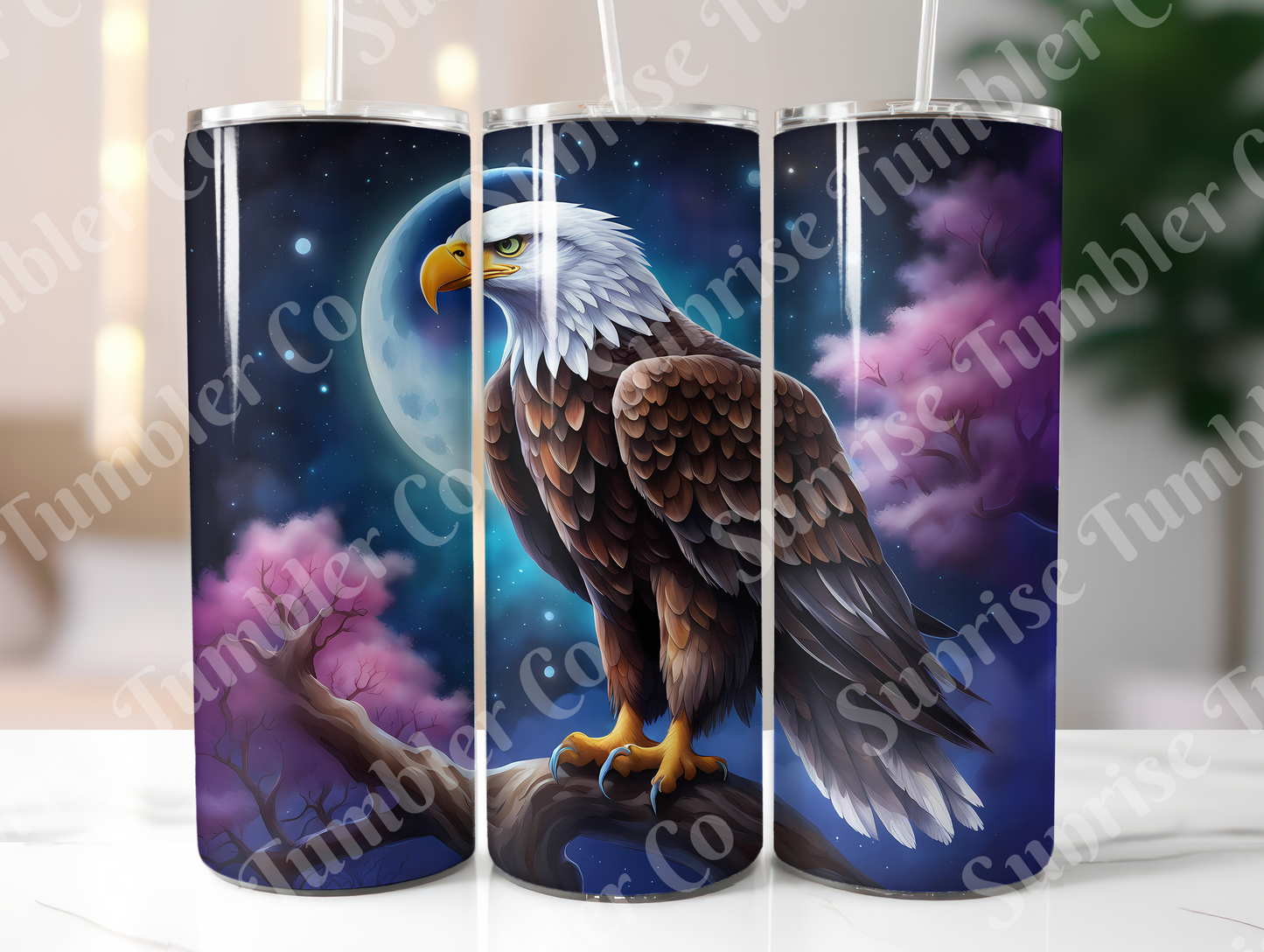 Eagle Variety - 20oz and 30oz Tumblers (Glow In The Dark Green And Blue Available)