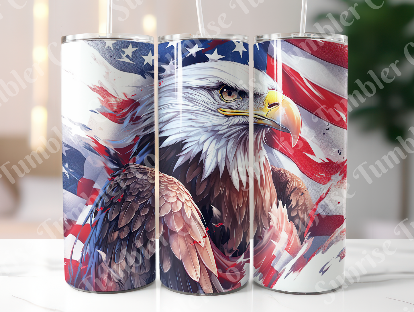 Eagle Variety - 20oz and 30oz Tumblers (Glow In The Dark Green And Blue Available)