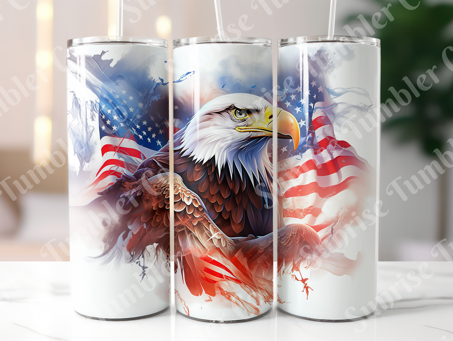 Eagle Variety - 20oz and 30oz Tumblers (Glow In The Dark Green And Blue Available)