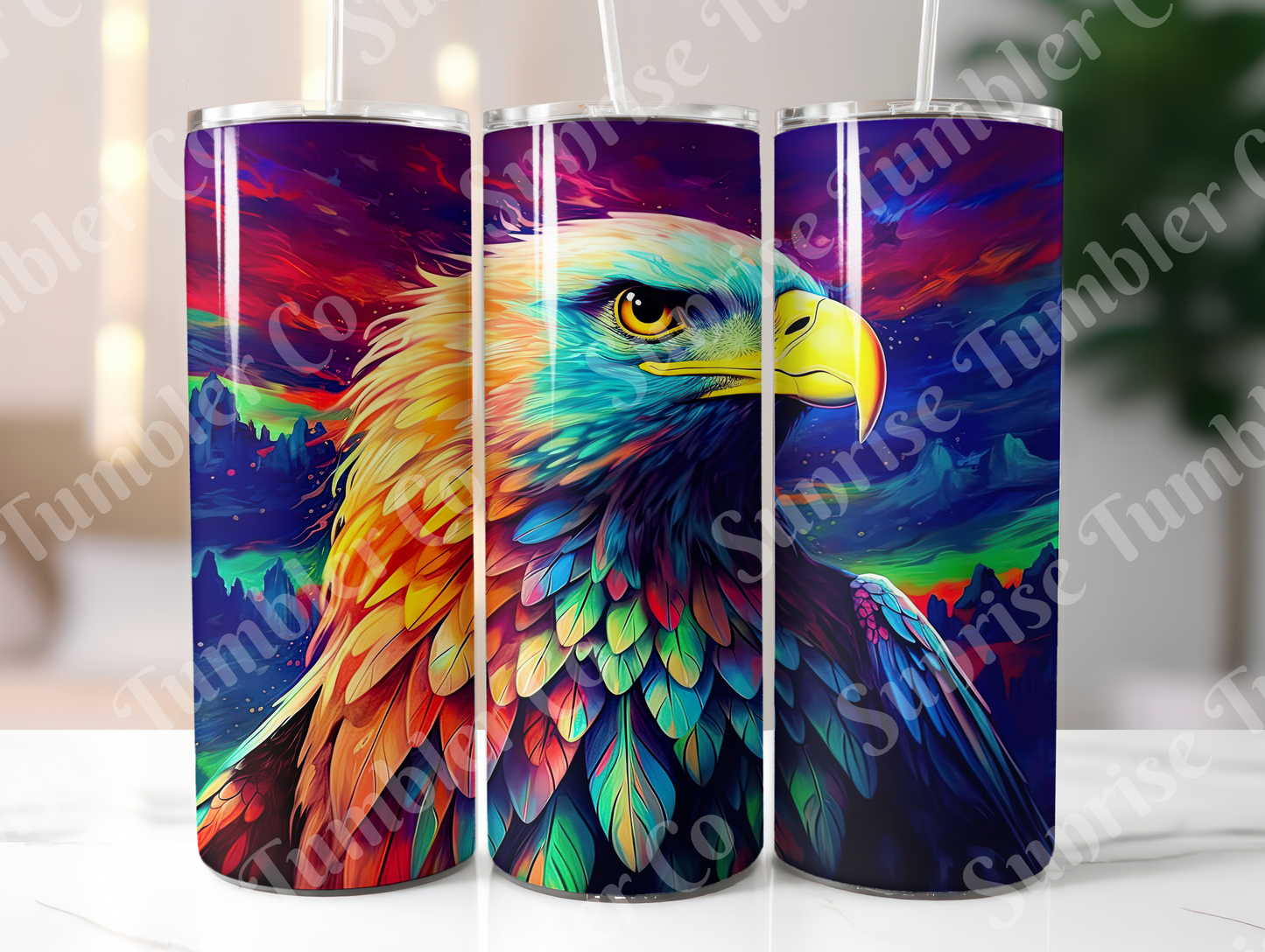 Eagle Variety - 20oz and 30oz Tumblers (Glow In The Dark Green And Blue Available)